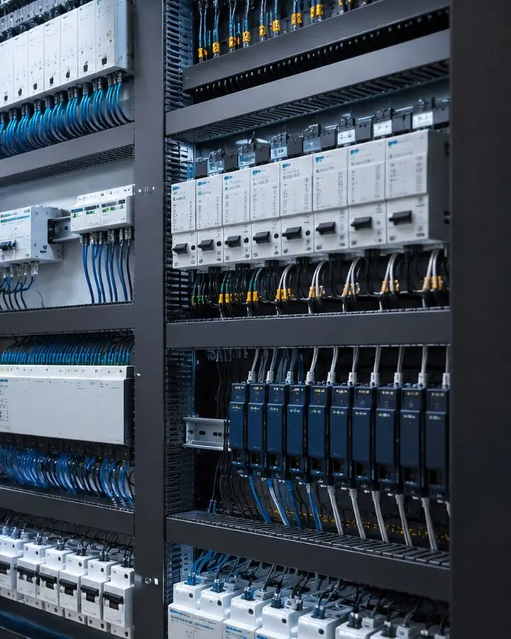 Quadro elétrico com aparelhagem modular